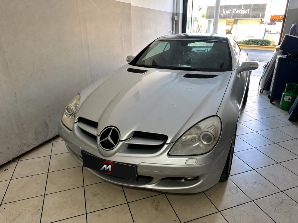 Mercedes-Benz SLK R171 στο Auto Center Manolakis — δημιουργία κλειδιού με Autel